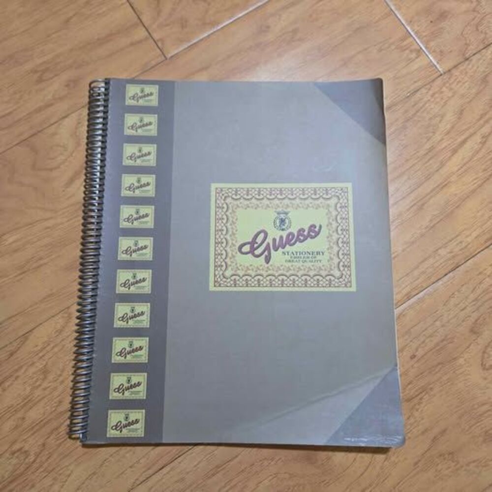Guess Vintage Spiral Notebook